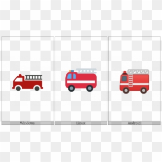 Fire Engine On Various Operating Systems - Fire Apparatus Clipart