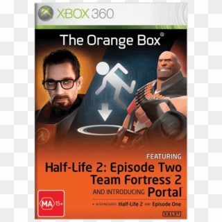 Orange Box Xbox 360 Cover Clipart
