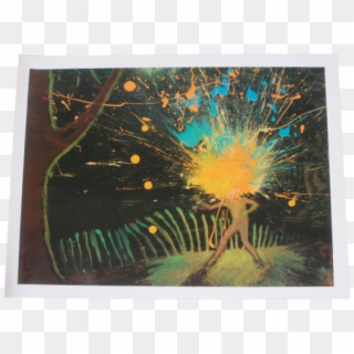 The Flaming Lips I Became Outerspace Lithograph M62225 - War With The Mystics Art Clipart