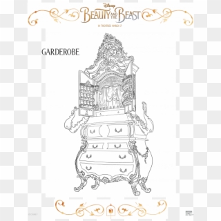 Beauty And The Beast Coloring Page- - Beauty And The Beast 2017 Colouring Pages Clipart