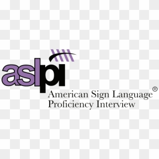 American Sign Language Proficiency Interview - Aslpi Logo Clipart