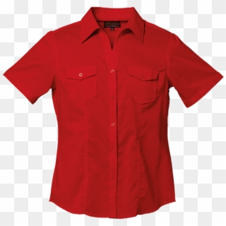 Blouse With Collar Png - Toyota Shirt Red Clipart