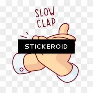 Slow Clap , Png Download - Clip Art Transparent Png