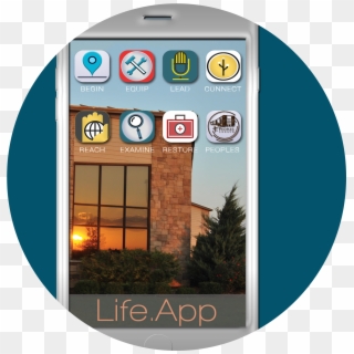 Round Life - App - Mobile Phone Clipart