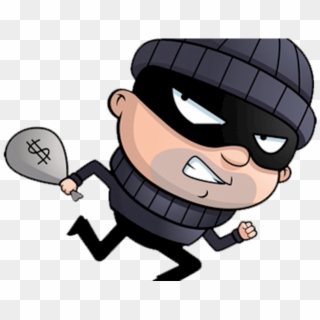 Robber Cartoon Transparent Background Clipart