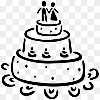 Cake Vector Png - Wedding Cake Vector Png Clipart