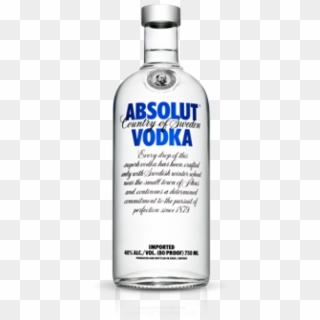 Absolut Blue 1l - Absolut Vodka Clipart