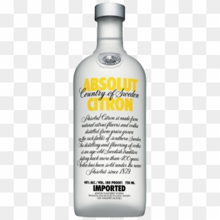Home - Absolut Vodka 780 Ml Citron Clipart