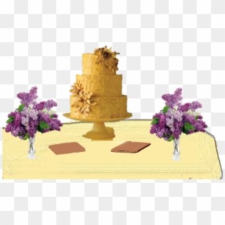Sandy Wedding Cake Overlay For Episode - Martha Stewart Wedding Cakes Clipart
