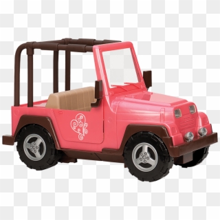 My Way And Highways 4×4 Metallic Pink - Our Generation Doll Jeep Clipart