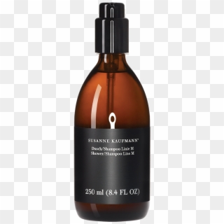 Organic Shampoo Glass Bottle Clipart