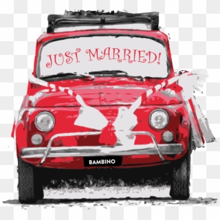 Mondo Nougat Wedding Car Clipart
