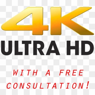 4k Video Logo Png - 4k Resolution Clipart