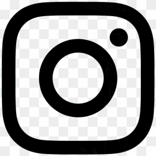 Instragram Facebook - Black Instagram Icon Png Clipart