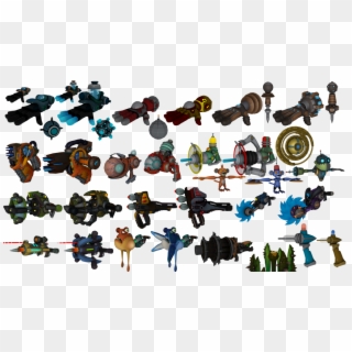 From Any Ratchet And Clank Game What Was Your Favorite - Ratchet And Clank Weapons Concept Art Clipart
