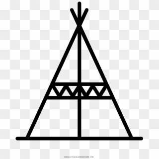Teepee Coloring Pages 7 Reduced Indian Tent Clipart - K12 International Academy - Png Download