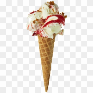 Strawberry Cheese Cake - Ice Cream Cone Clipart