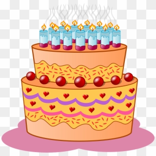 Birthday Cake Candles - Cake Clipart - Png Download