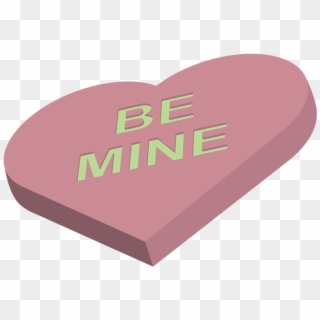 Be Mine Valentines Candy Vector Icon - Heart Clipart