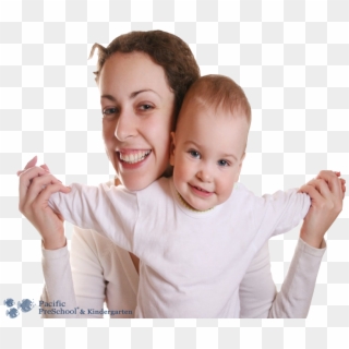 Happy Individual - Minding Baby Clipart
