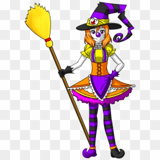 Clown Clipart Clown Costume - Witch Clown - Png Download
