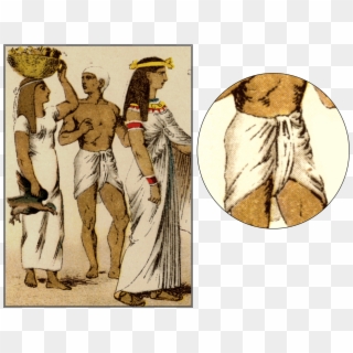 Clothing Acá Les Dejo La Linea De Tiempo Que Anotamos - Ancient Egyptian Loincloth Clipart