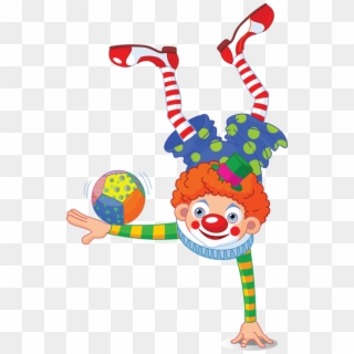 Clown Vector Png - Clown Acrobat Clipart