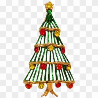 Vintage Christmas Tree Pins Lovely Christmas Tree Pin - Christmas Tree Clipart