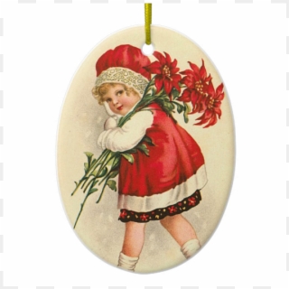 Merry Christmas Little Girl Clipart