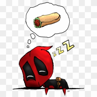 Deadpool Spider-man Youtube Drawing Cartoon - Chimichanga Cartoon Clipart