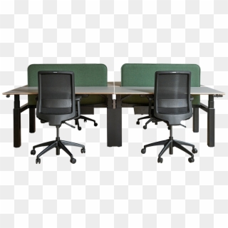 Sit-stand Desking - Office Chair Clipart