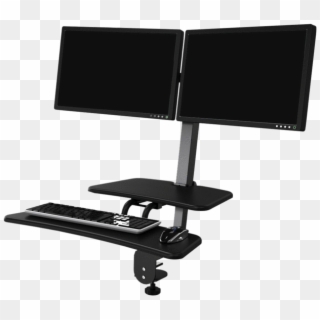 Updesk Popup Clamp On Adjustable Sit-stand Desk Workstations - Chair Clipart
