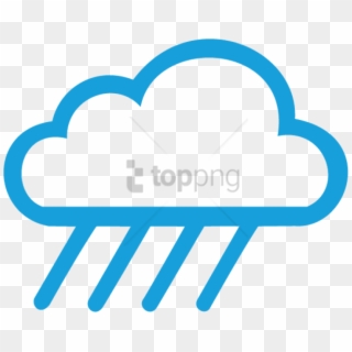 Free Png Rain Cloud Clipart Png Png Image With Transparent - Transparent Background Rain Icon