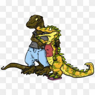 Vector Alligator Cartoon Angry - Cartoon Clipart