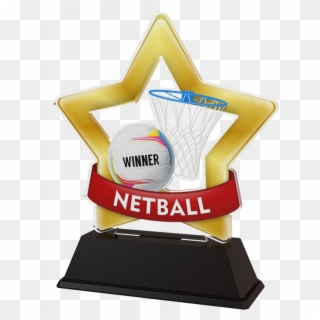 Mini Star Netball Trophy - Biology Trophy Clipart
