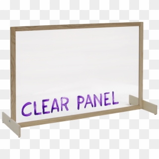 Steffy Wood Products Ang1611 Clear Panel Room Divider - Banner Clipart