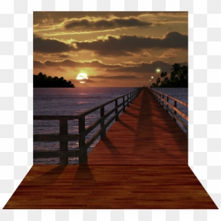 3 Dimensional View Of 10'x20' Backdrop - Pier Clipart