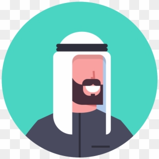 Menjadi Orang Arab - Man Profile Avatar Clipart