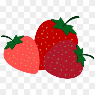 Strawberries Fruit Sweet Strawberry Red Fruit - Dâu Tây Vector Clipart