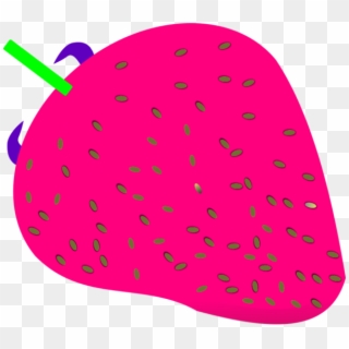 Strawberries Clipart Pink Strawberry - Png Download