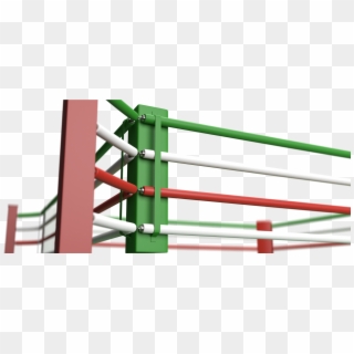 Las Cuerdas Del Ring Pueden Ser Tres O Cuatro, Con - Boxing Ring Ropes Png Clipart