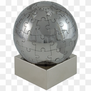 Magnetic Puzzle Globe - Metal Jigsaw Puzzles Clipart
