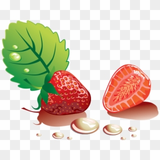Strawberry Illustration Free Vector And Png - Strawberry Vector Clipart