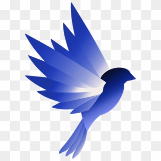 Logo Bird Blue Design Wing Animal - Swallow Clipart