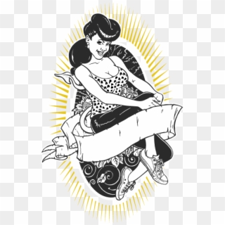 Authentic Arts Tattoo 287731 - Rockabilly Pin Up Vector Clipart