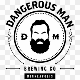 Broken Clock Brewing Cooperative, Dangerous Man Brewing - Dangerous Man Brewing Logo Clipart