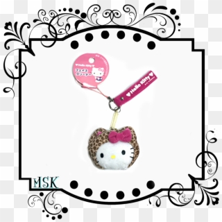 Hello Kitty Leopard Phone Cleaner - Puni Maru Melon Bun Squishy Clipart