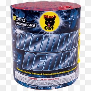 Diamond Demon 10's Bc - Black Cat Fireworks Clipart