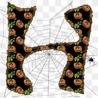 Alfabeto De Calabazas Y Telara As Debra Ⓒ - Circle Clipart