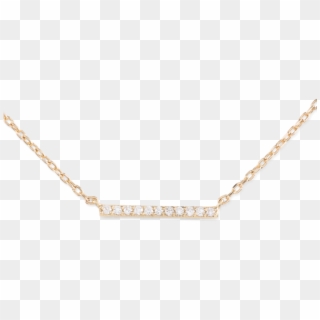 Diamonds Line Necklace - Chain Clipart